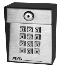 American Access Systems 26-500 Advantage DKE Post Mount Digital Keypad – 500 Code Capacity, Made In USA